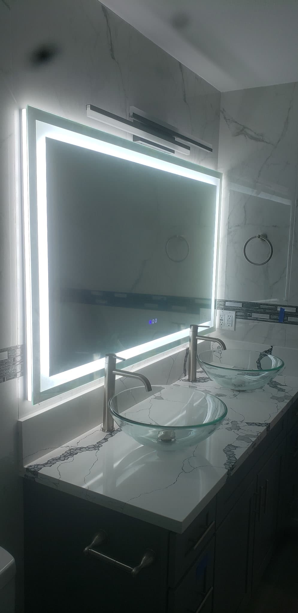LED-Backlit Bathroom Vanity