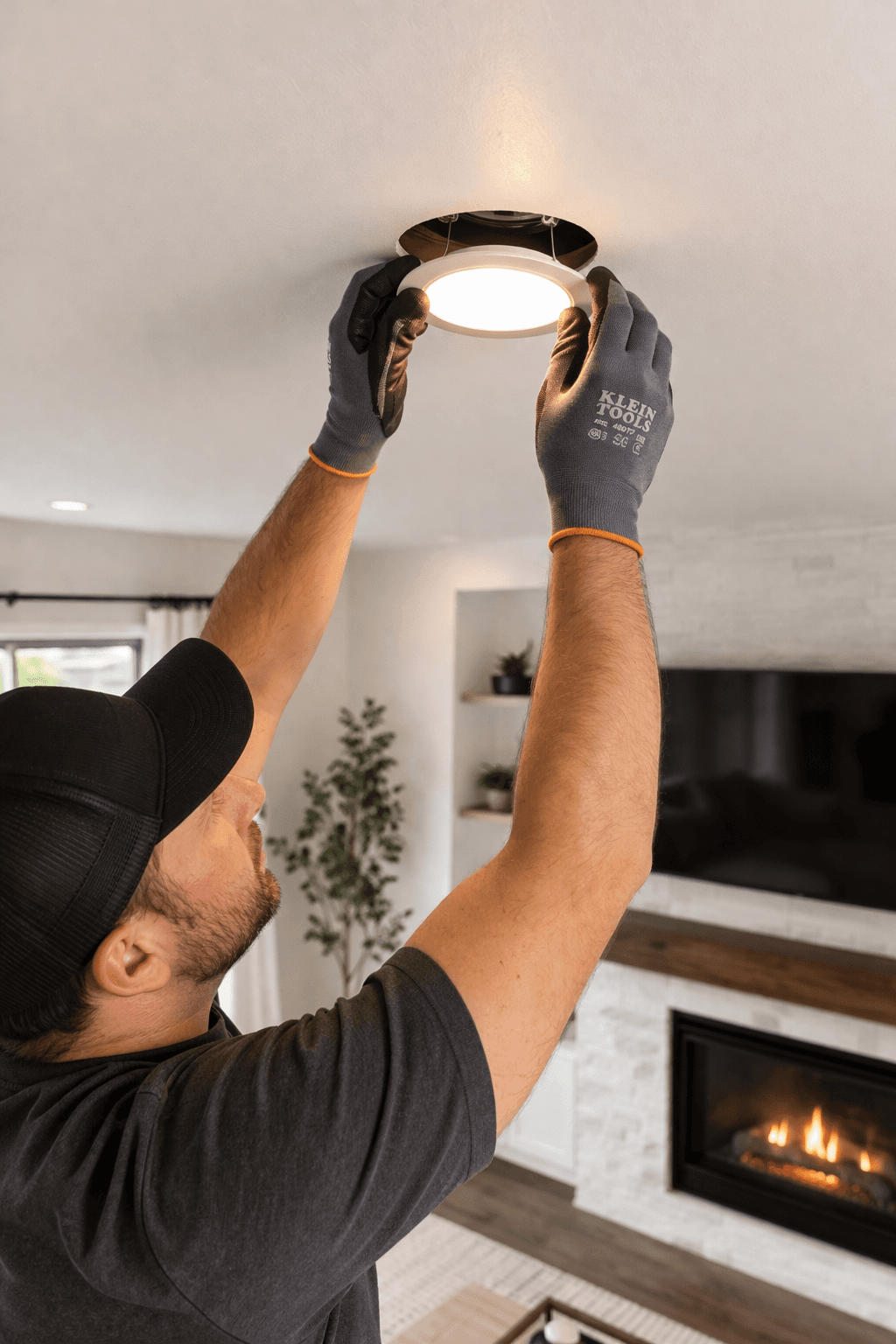 Ceon Electric installing recessed lighting